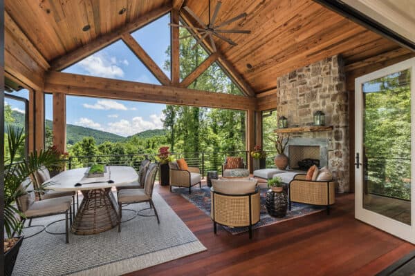 featured posts image for Timeless European style home with backdrop of North Carolina mountains