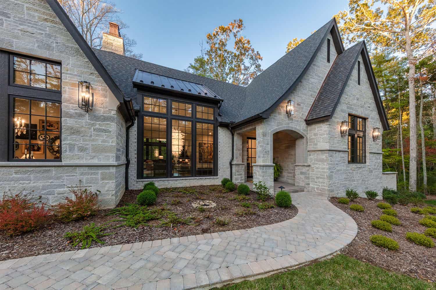 French-contemporary-home-exterior