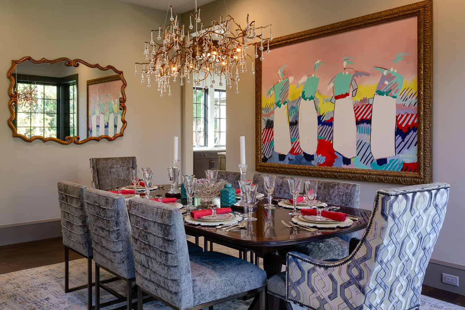 French-contemporary-dining-room
