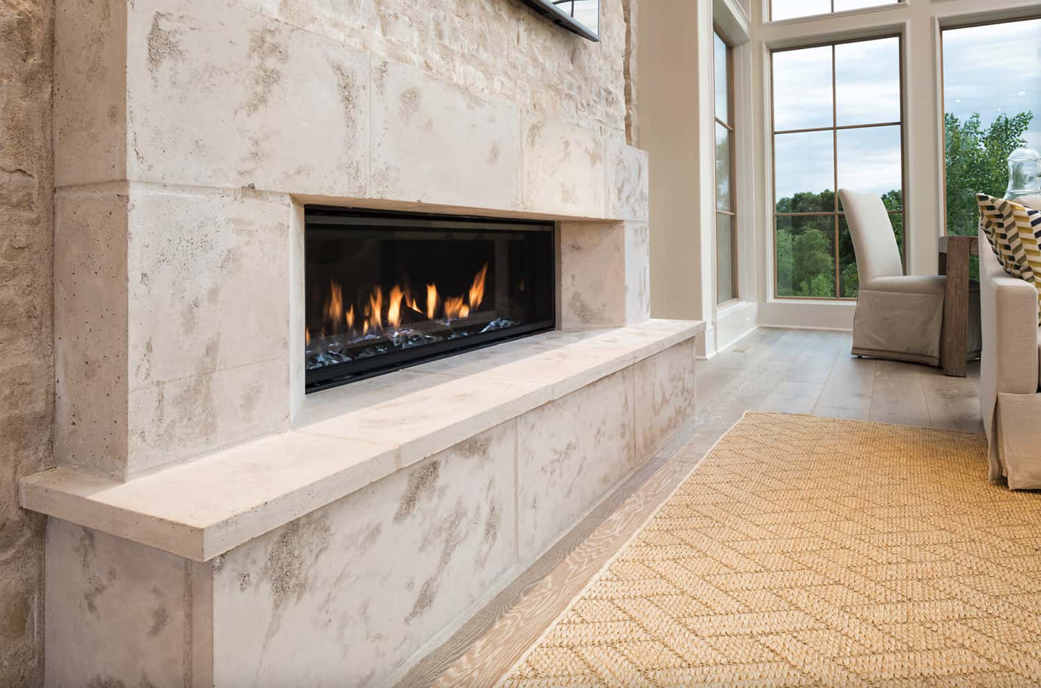 contemporary-living-room-fireplace