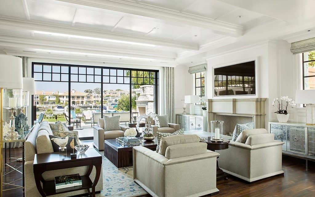 Tour this spectacular traditional waterfront dream home on Harbor Island