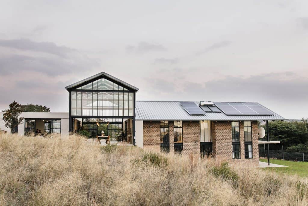 View of Spectacular off the grid modern farmhouse retreat in South Africa