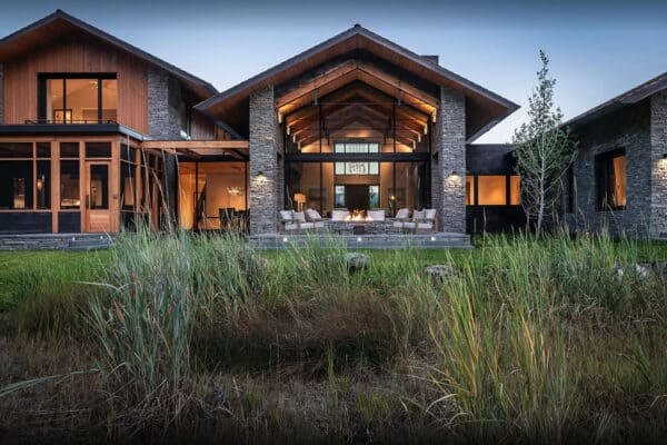 featured posts image for Elegant mountain home has stunning views of the Teton mountain range