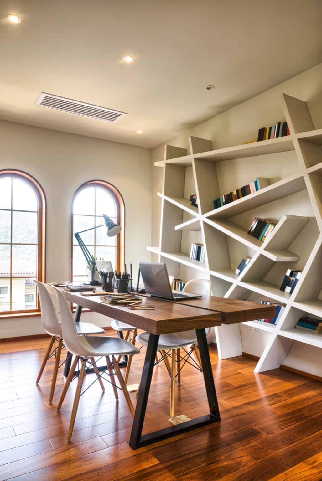 22 Awesome Home Office Bookshelf Design Ideas For Your Home