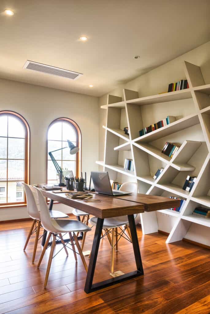 22 Awesome Home Office Bookshelf Design Ideas For Your Home