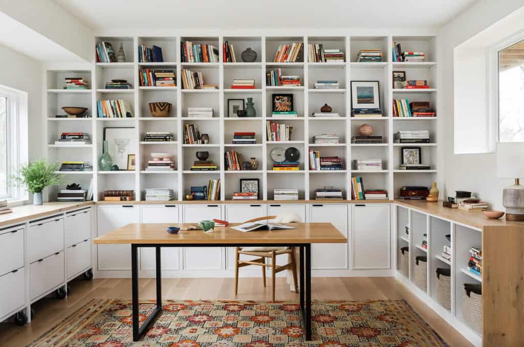 22 Awesome Home Office Bookshelf Design Ideas For Your Home