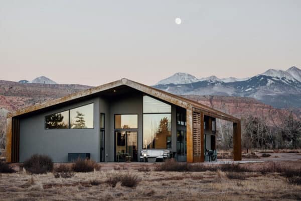 featured posts image for Step inside this oxidized metal clad desert modern home in Moab, Utah