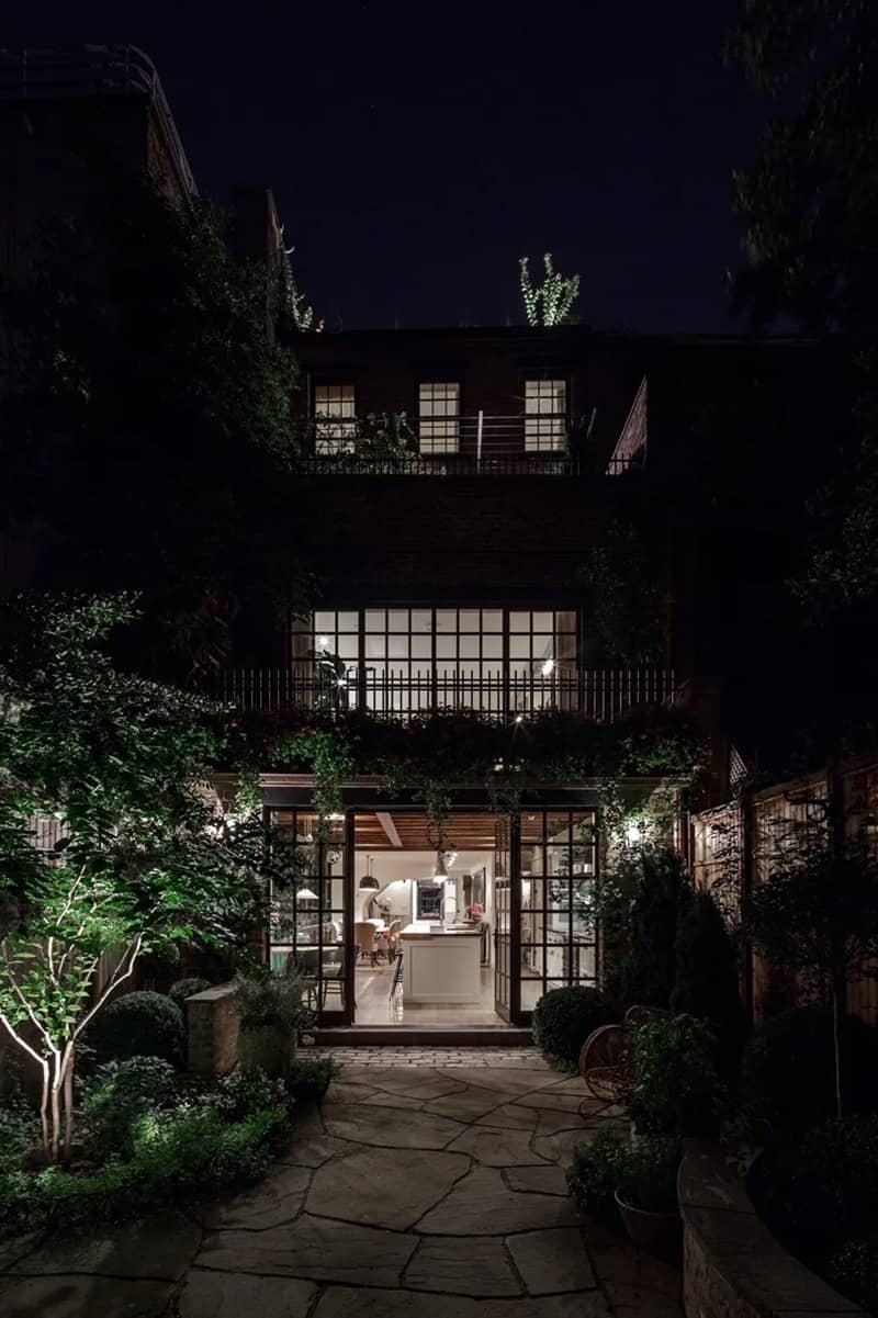 industrial-townhouse-exterior-night