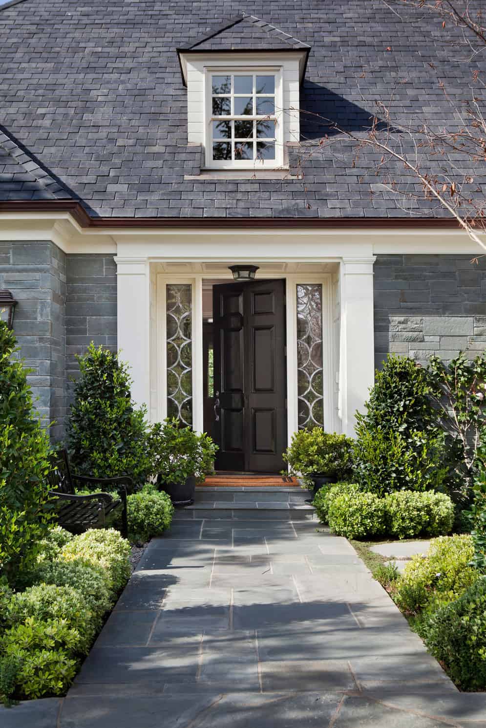 French-bluestone-manor-house-entry