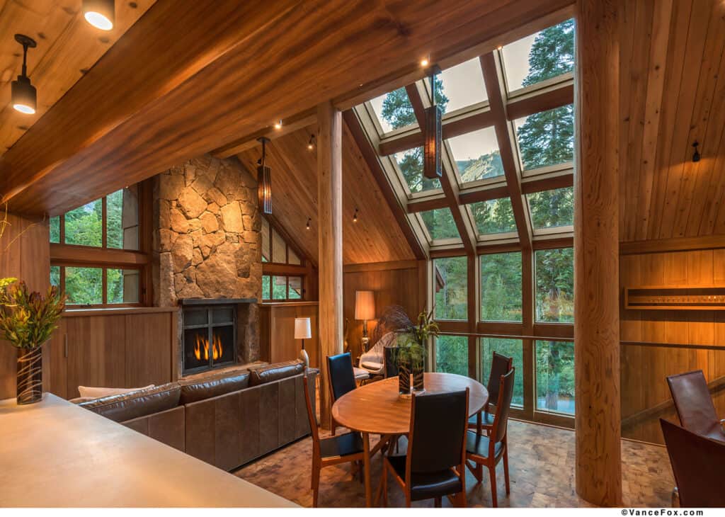 Tour this midcentury mountain retreat with astounding views in Tahoe