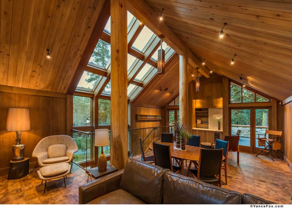Tour this midcentury mountain retreat with astounding views in Tahoe