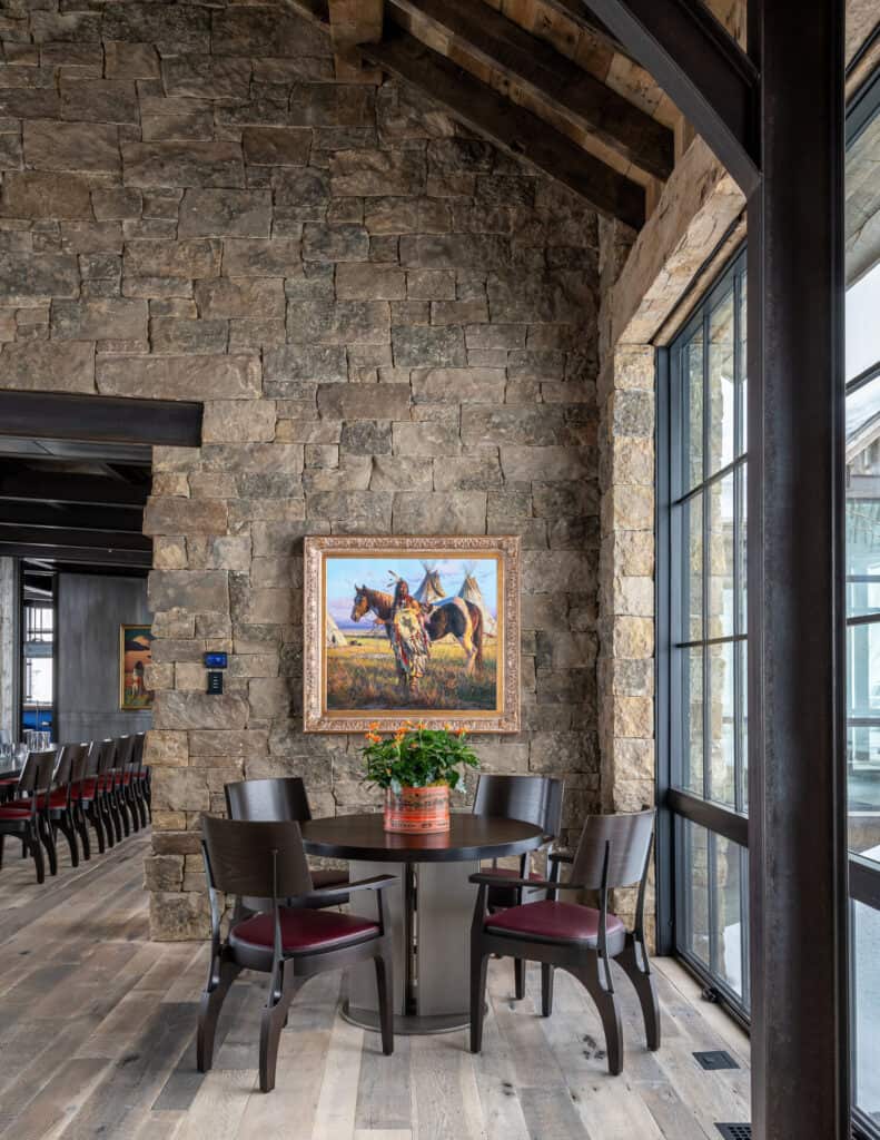 Inside an absolutely beautiful rustic modern hillside home in Park City