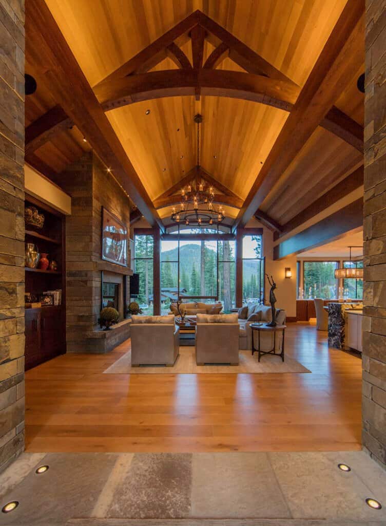 A stylish Martis Camp mountain retreat where rustic meets contemporary