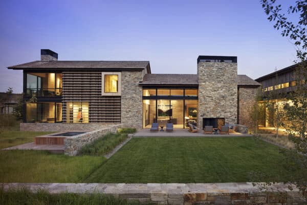 featured posts image for A spectacular mountain house opens to the Grand Teton landscape