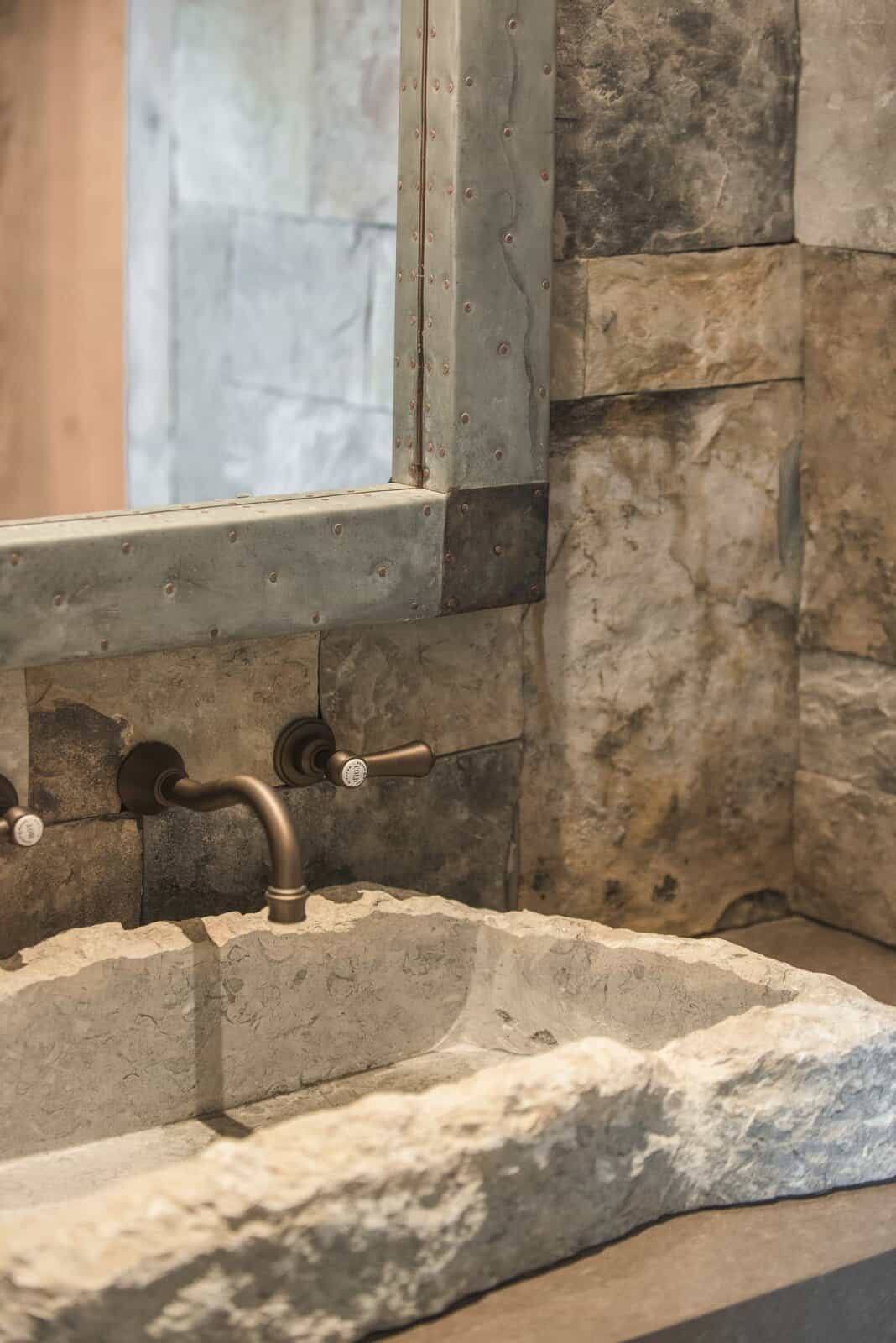 rustic-powder-room