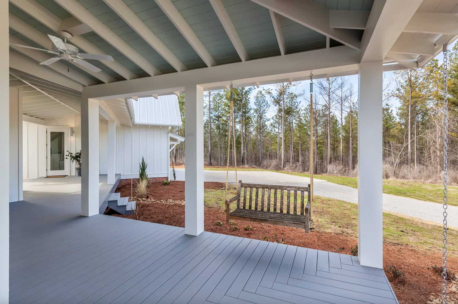 modern-farmhouse-front-porch-with-a-swing-south-carolina