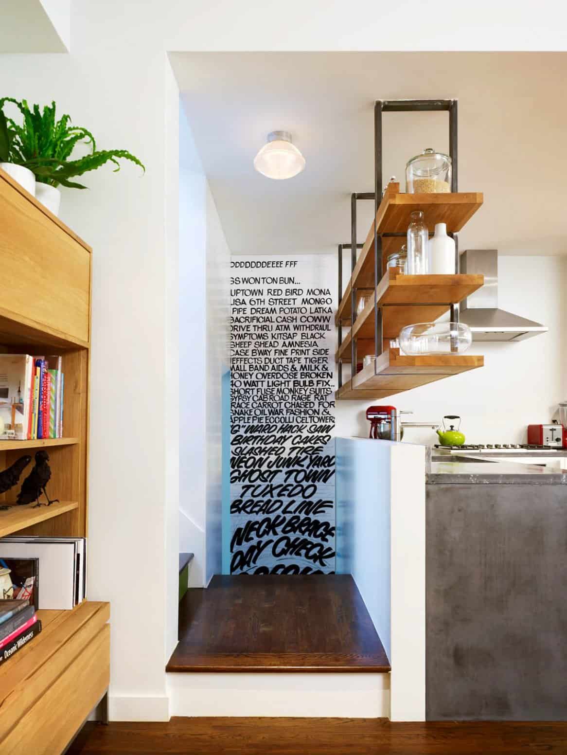 contemporary-kitchen-with-suspended-shelving