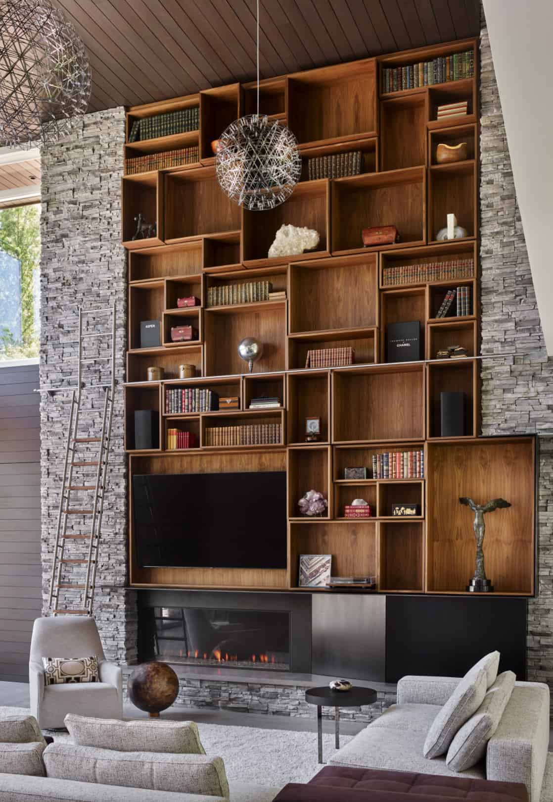 modern-living-room-with-bookshelf-wall