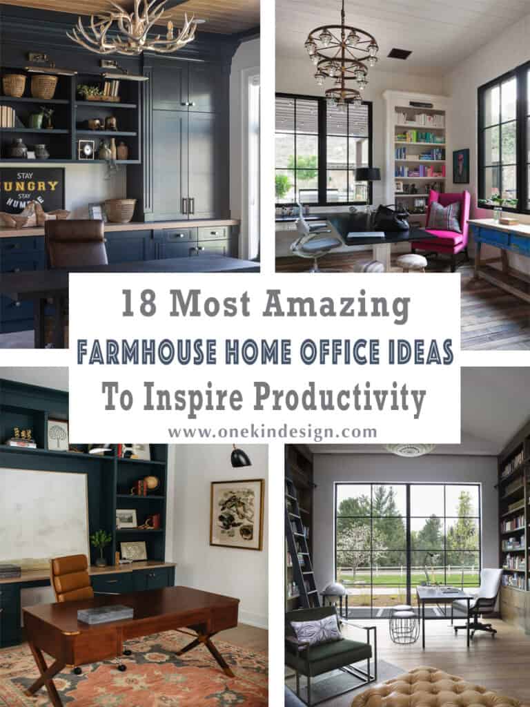18 Most Amazing Farmhouse Home Office Ideas To Inspire Productivity