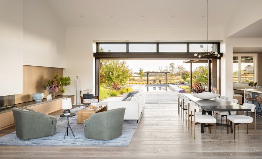 Inside a stunning modern farmhouse retreat in California Wine Country