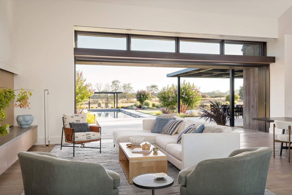 Inside a stunning modern farmhouse retreat in California Wine Country