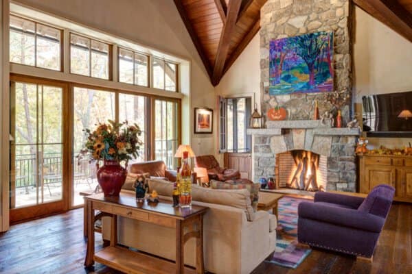 featured posts image for A warm and inviting European inspired house in the Blue Ridge Mountains