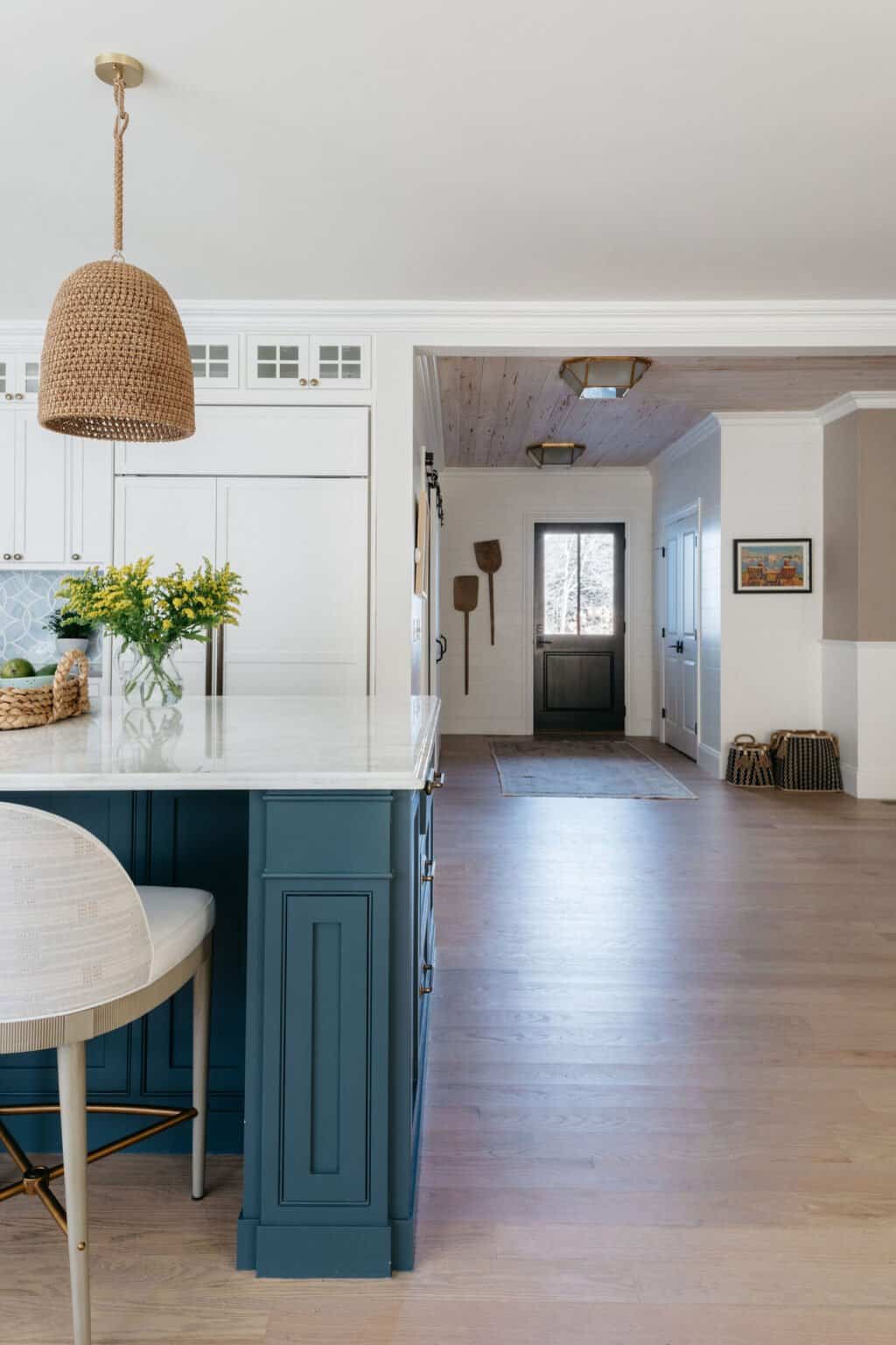Step inside a fabulous New England style home with major coastal vibes