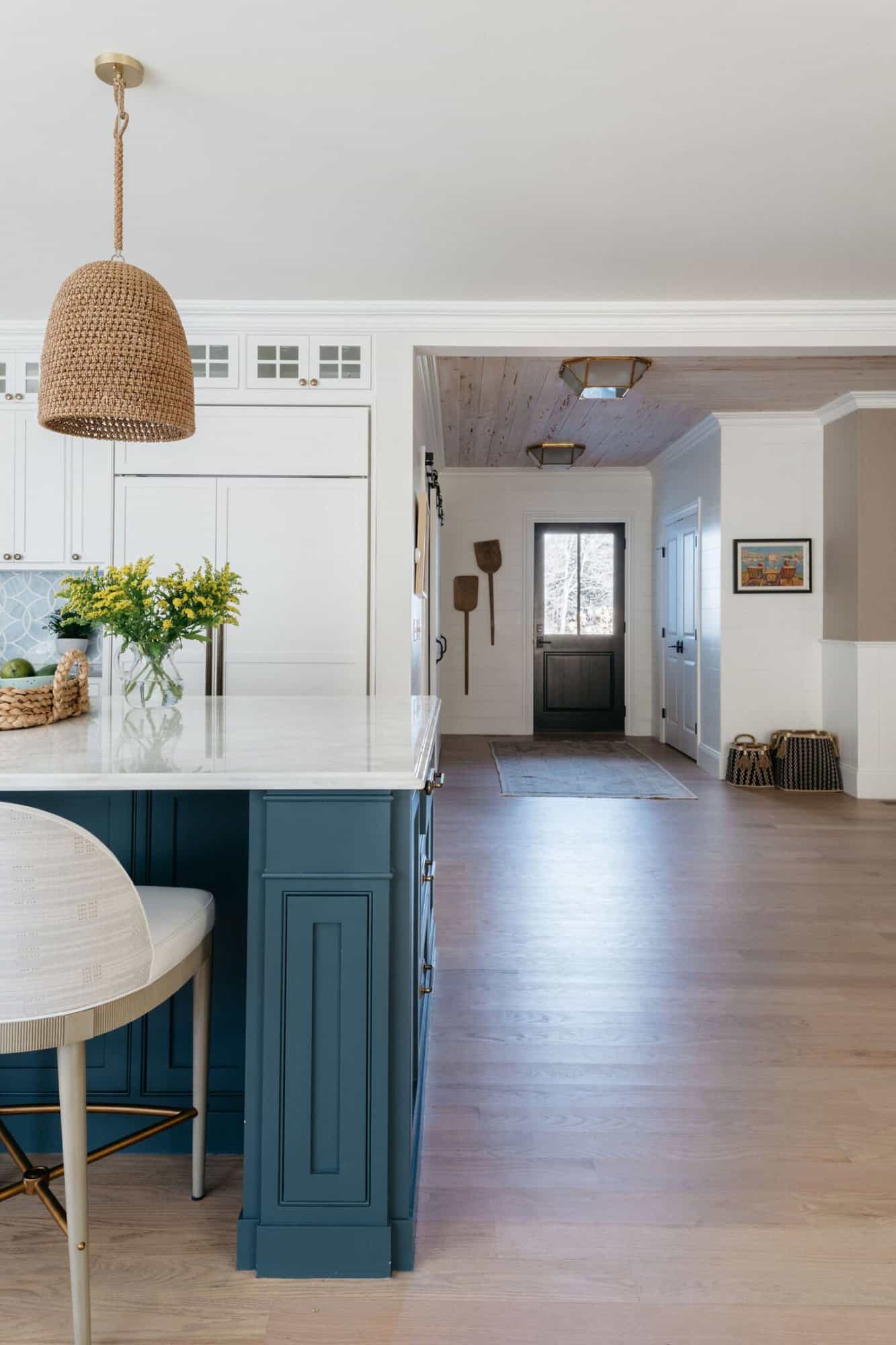 Step inside a fabulous New England style home with major coastal vibes