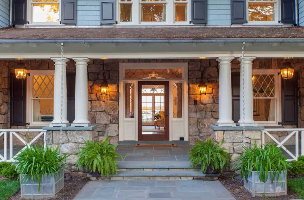 Step inside this beautiful shingle-style waterfront home in Connecticut
