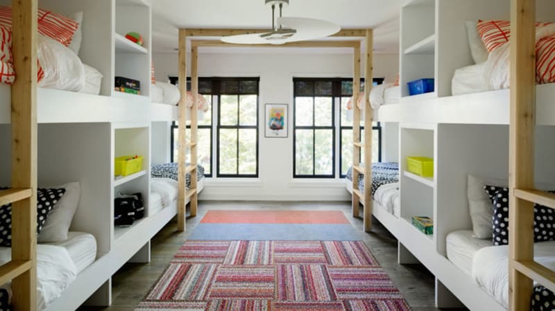 contemporary-kids-bunk-bedroom