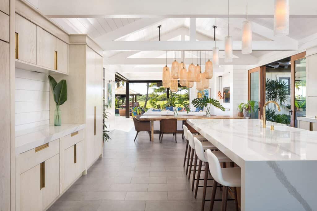 This amazing Hawaii beach house is designed for indoor outdoor living