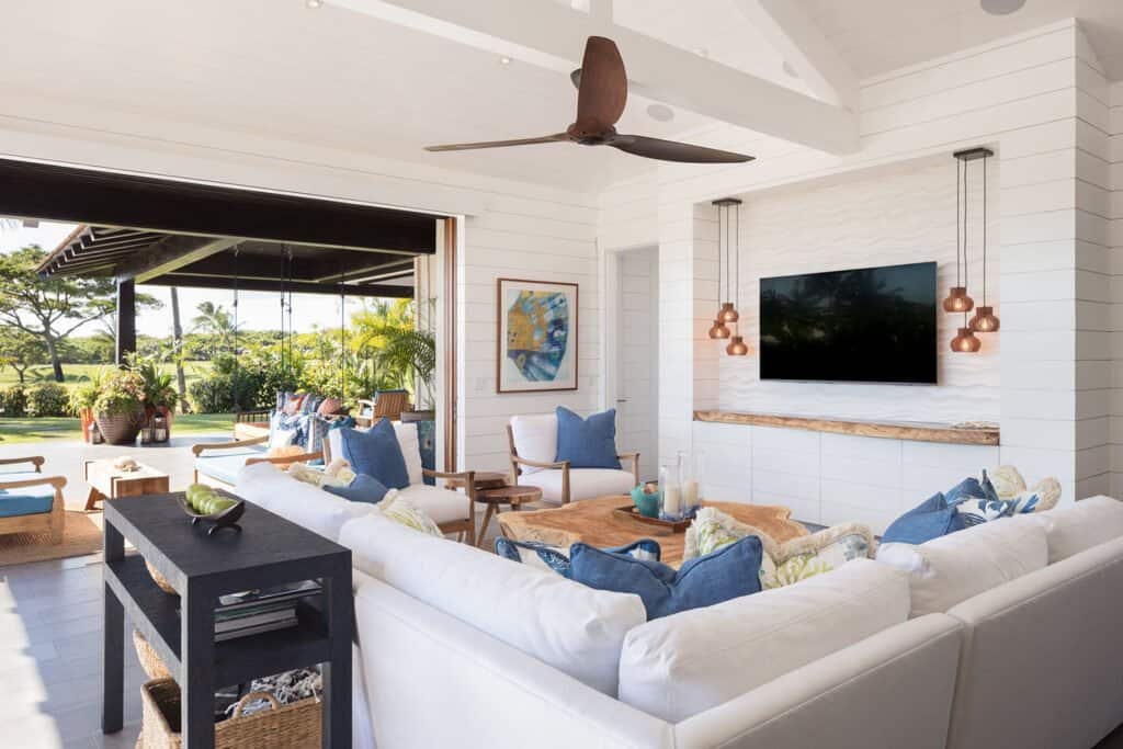 This amazing Hawaii beach house is designed for indoor outdoor living