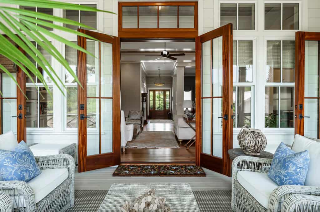 A low country cottage home with relaxed interiors in South Carolina