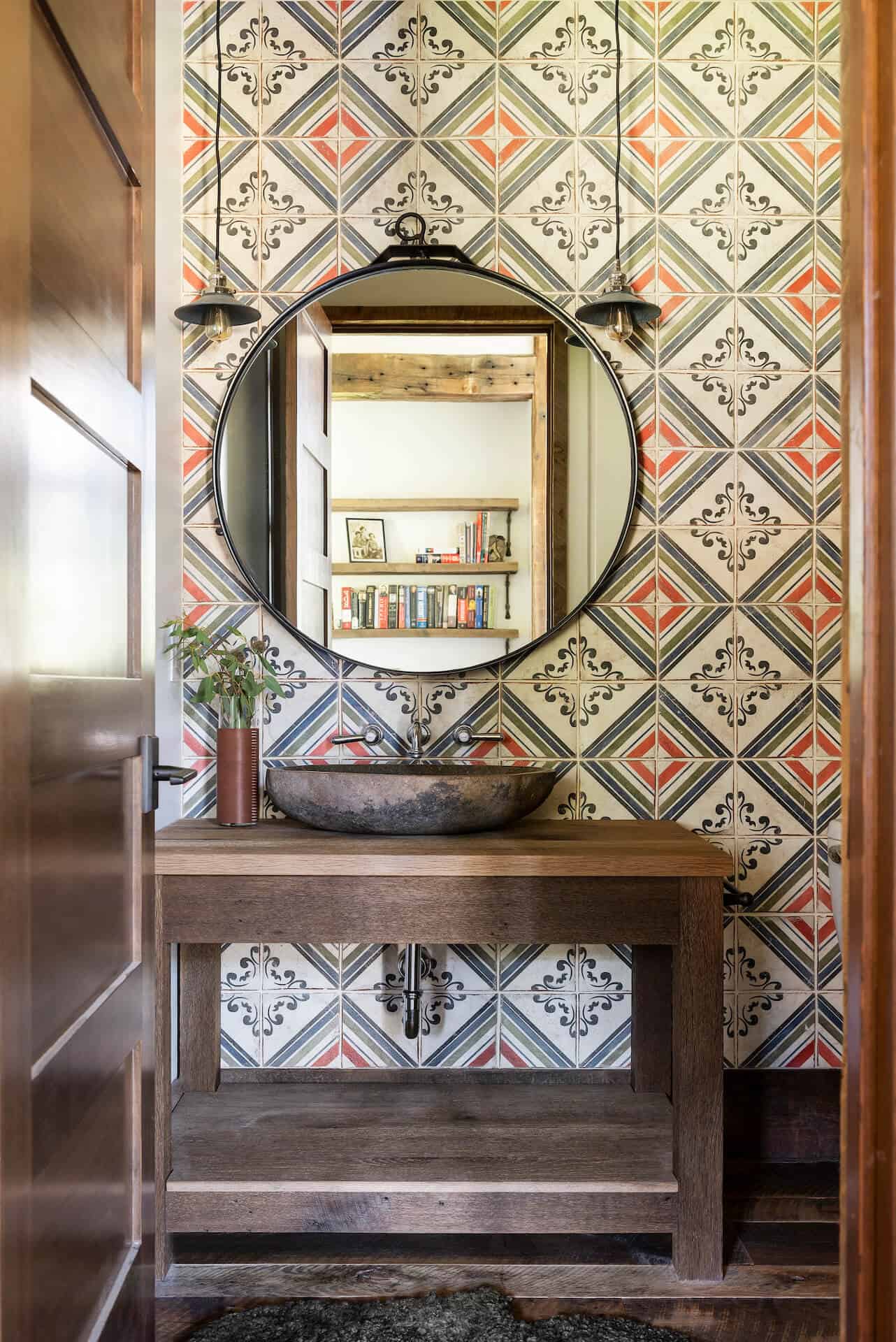 rustic-powder-room