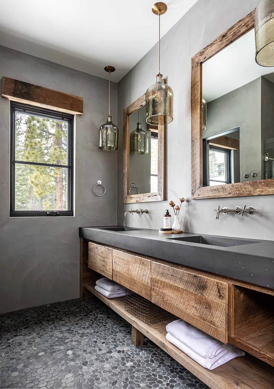 rustic-bathroom
