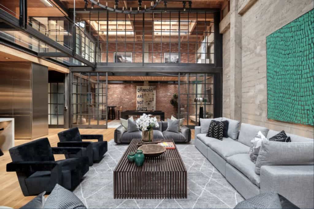 Photo inspiration: Luxury Warehouse Homes With Industrial Chic Decor Reference: A Warehouse Loft Offers An Industrial Chic Live Work Home