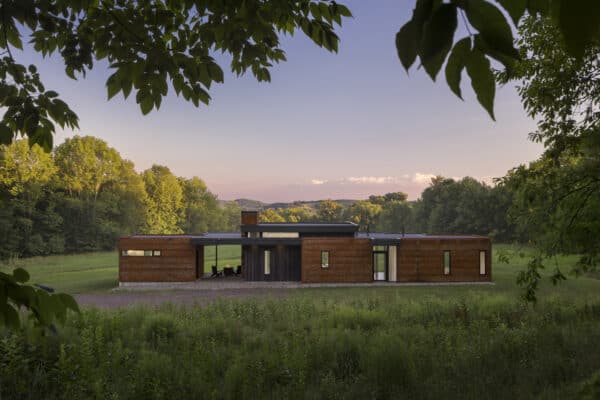 featured posts image for This Corten steel house is an idyllic escape in the Hudson Valley