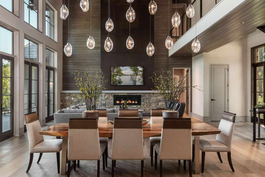 Step into this breathtaking mountain lake home on Lake Keowee