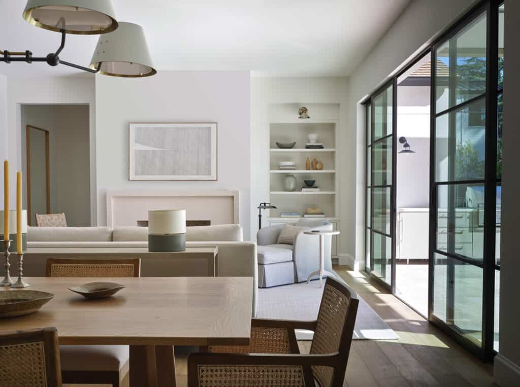 Tour this beautifully stylish and sophisticated home in Menlo Park