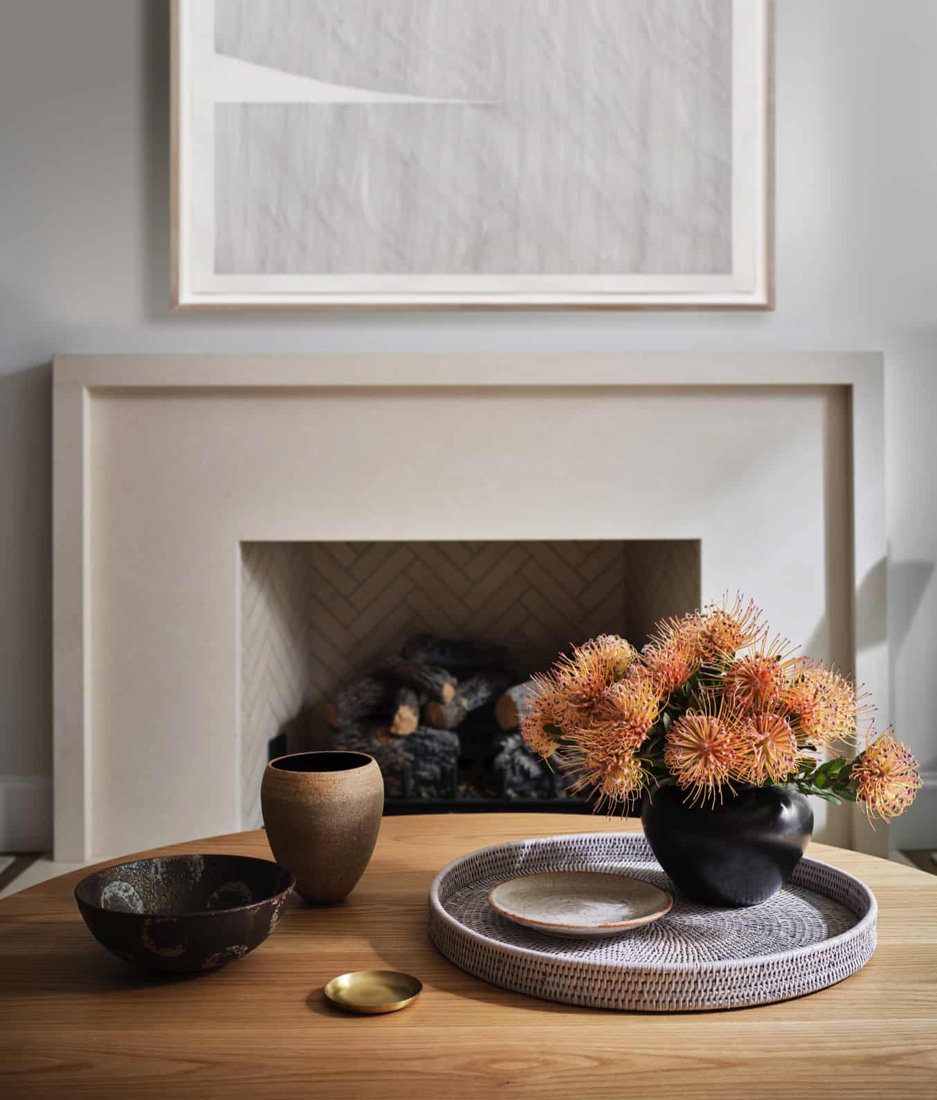 transitional-style-living-room-fireplace