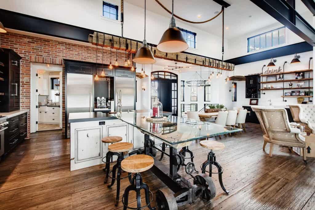 Industrial meets rustic in this beautifully designed Colorado home
