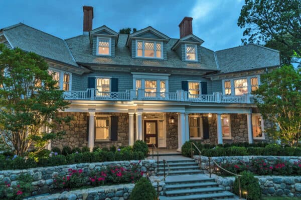 featured posts image for See this outstanding shingle style home on the Greenwich coastline