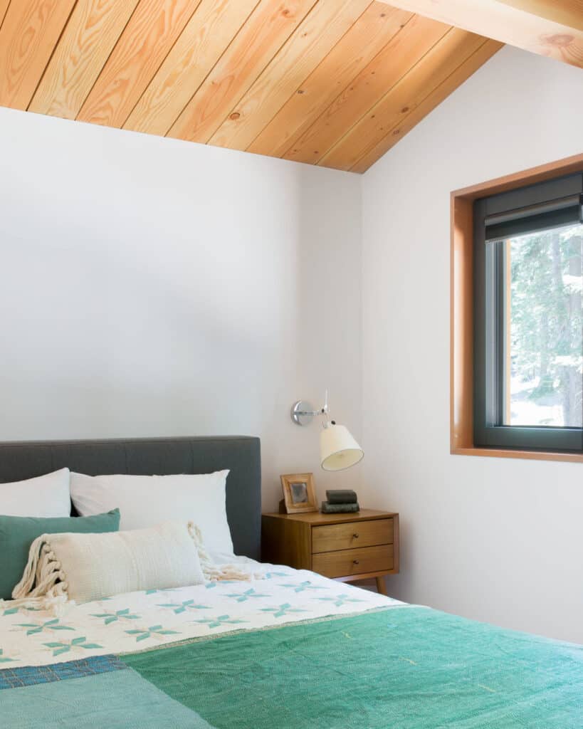 Get cozy in this A-Frame cabin in the peaceful woods of North Lake Tahoe