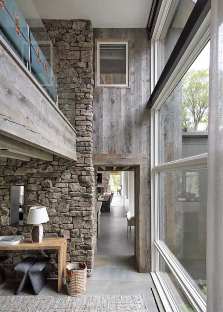 A rustic modern home with a strong connection to nature in Wyoming