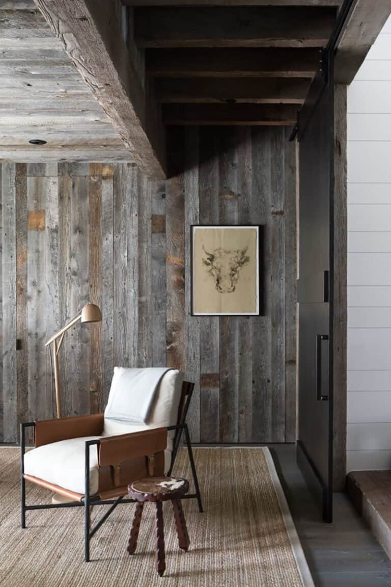 A rustic modern home with a strong connection to nature in Wyoming