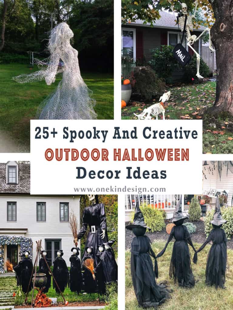 25+ Spooky And Creative Outdoor Halloween Decor Ideas