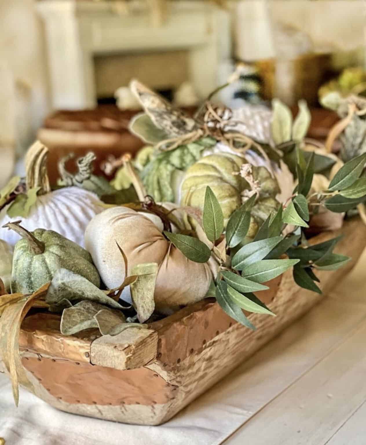 19 Stunning Decorating Ideas To Celebrate Fall Using Dough Bowls