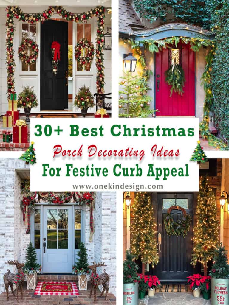 30+ Best Christmas Porch Decorating Ideas For Festive Curb Appeal