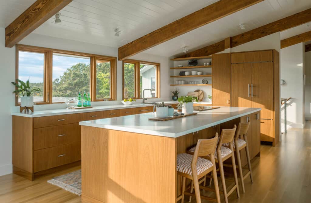 A midcentury deck house gets a remarkable makeover on Cape Cod
