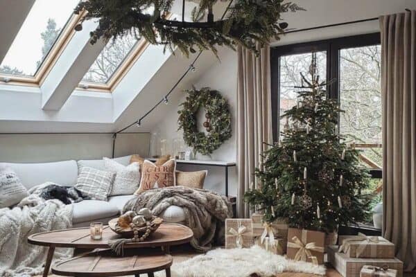 cozy-living-room-decorated-in-nordic-style-christmas-decor